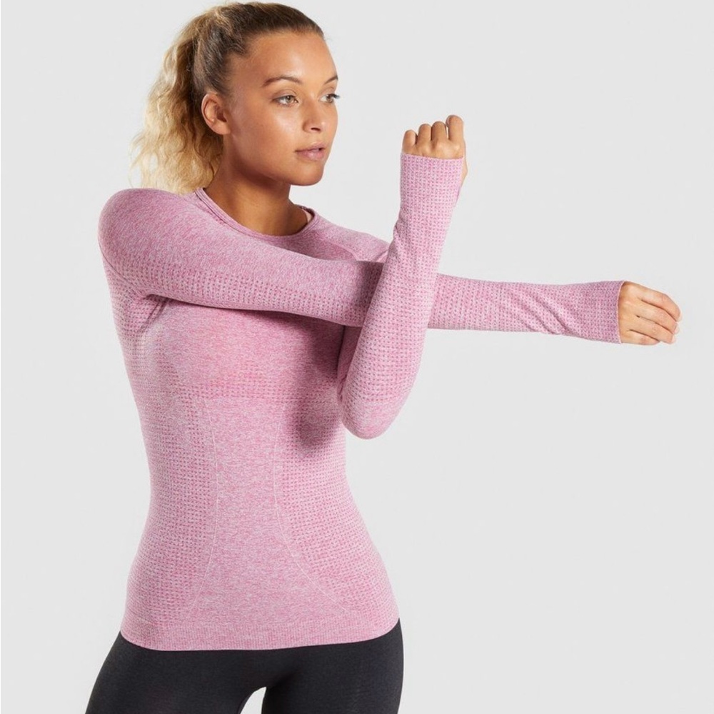Gymshark Vital Seamless L/S Tee, Large